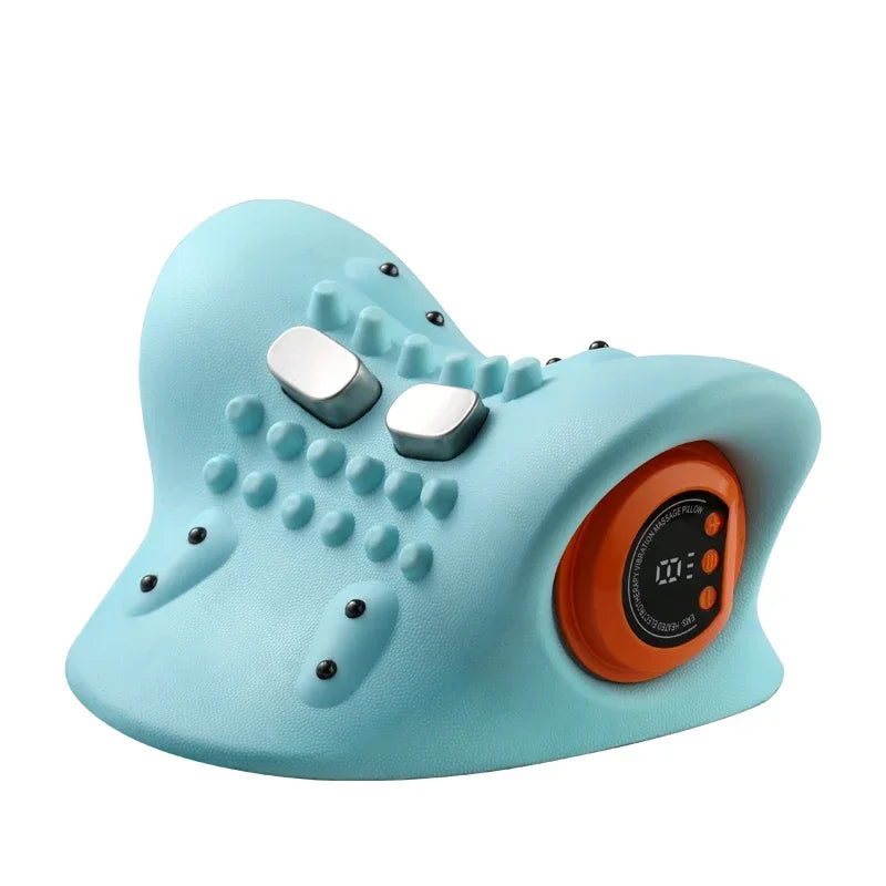 Neck Traction Device with Heat Massage