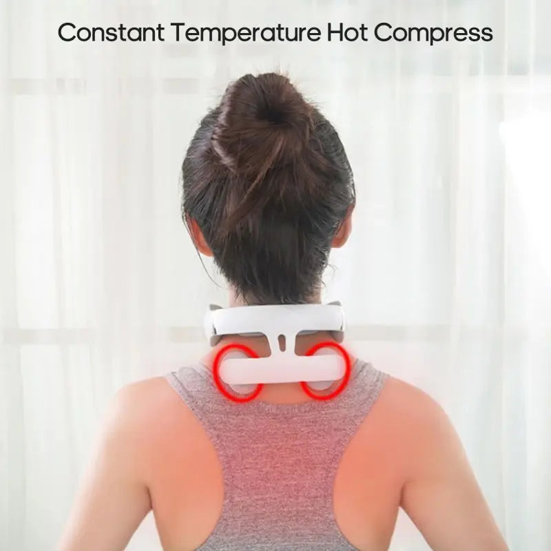 4-Head Heating Neck Massager