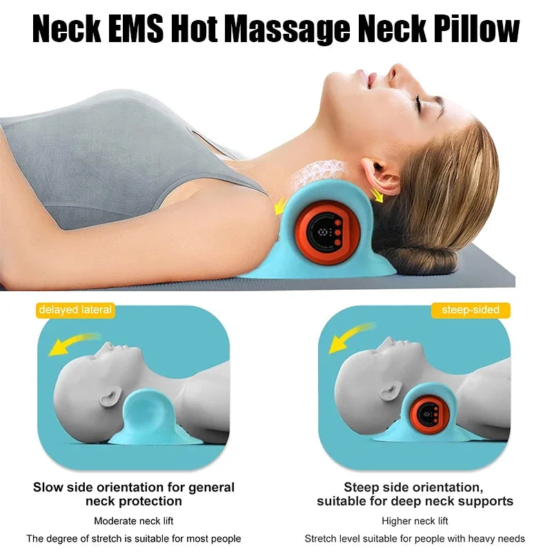 Neck Traction Device with Heat Massage