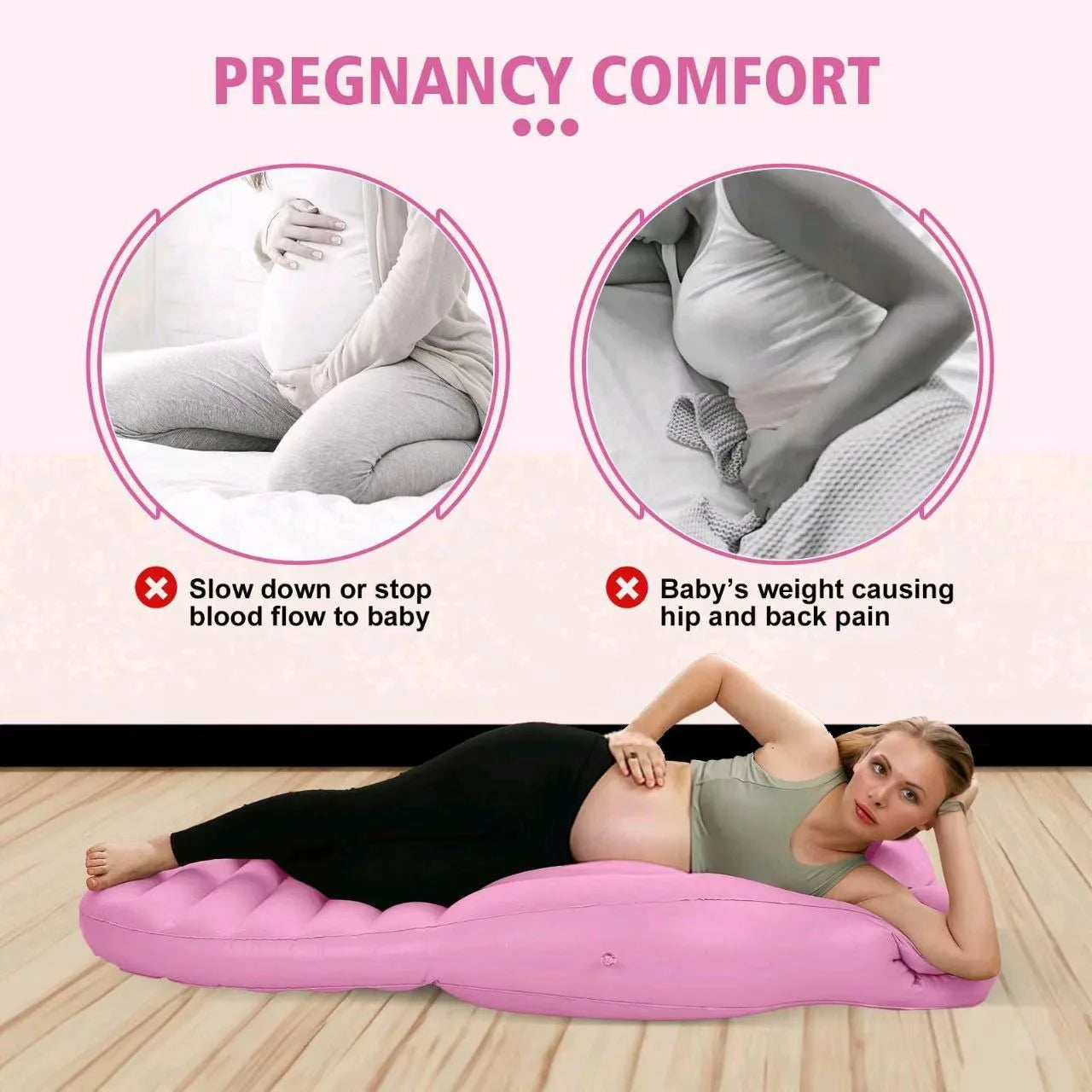 Inflatable Pregnancy Sleep Mattress