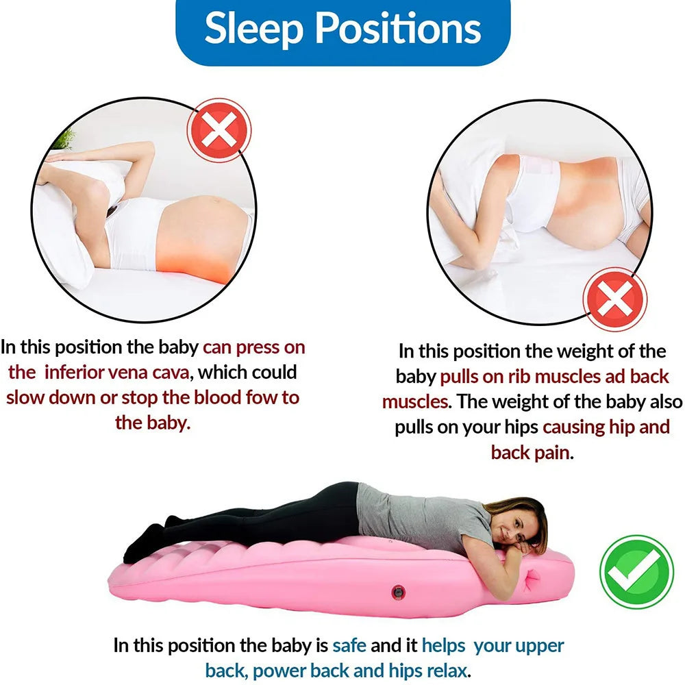 Inflatable Pregnancy Sleep Mattress