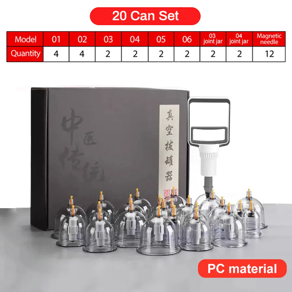 12-Piece Vacuum Cupping Therapy Set
