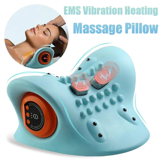 Neck Traction Device with Heat Massage
